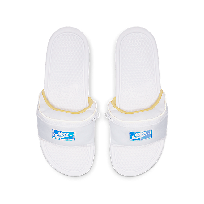 Nike Benassi JDI Fanny Pack White Topaz Gold