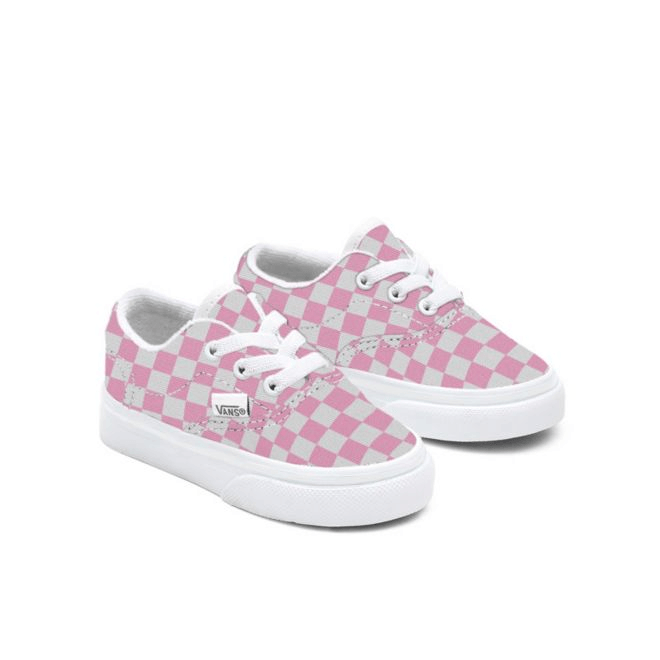 VANS Gepersonaliseerde Toddler Pink Checkerboard Authentic