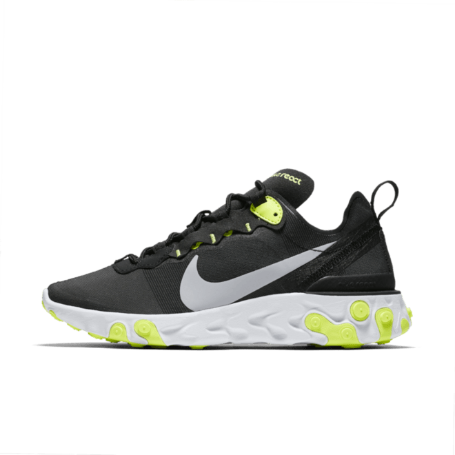Nike WMNS React Element 55 'Black/Volt'