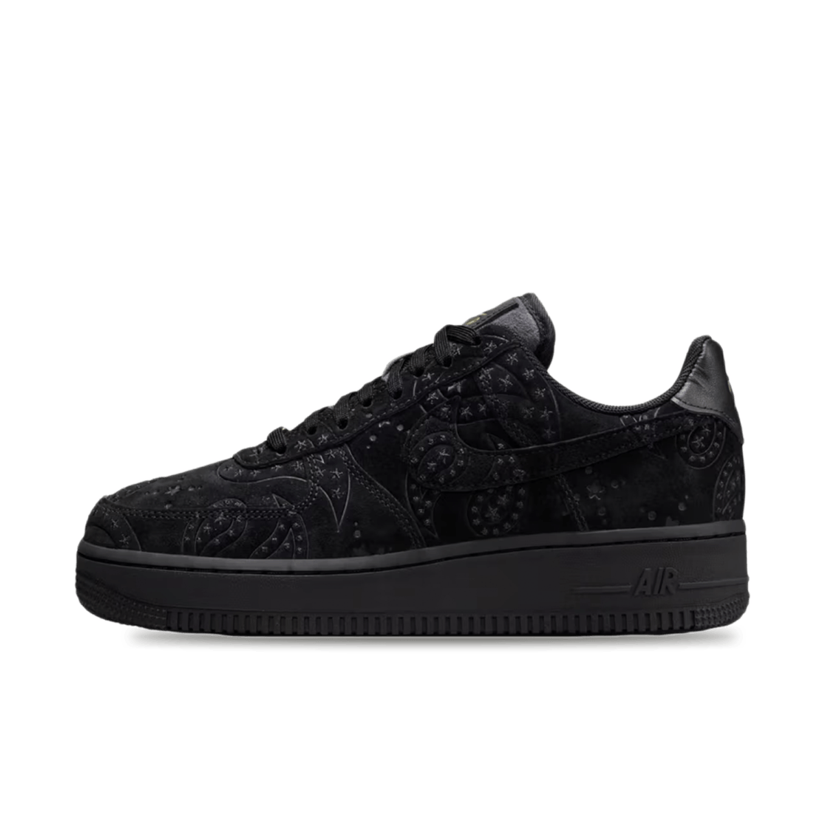Nike Air Force 1 Low 'Black & Metallic Gold' - Paisley Pack