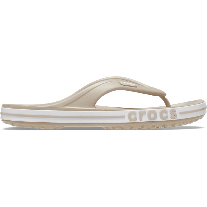 Crocs Unisex Bayaband Flips Cobblestone