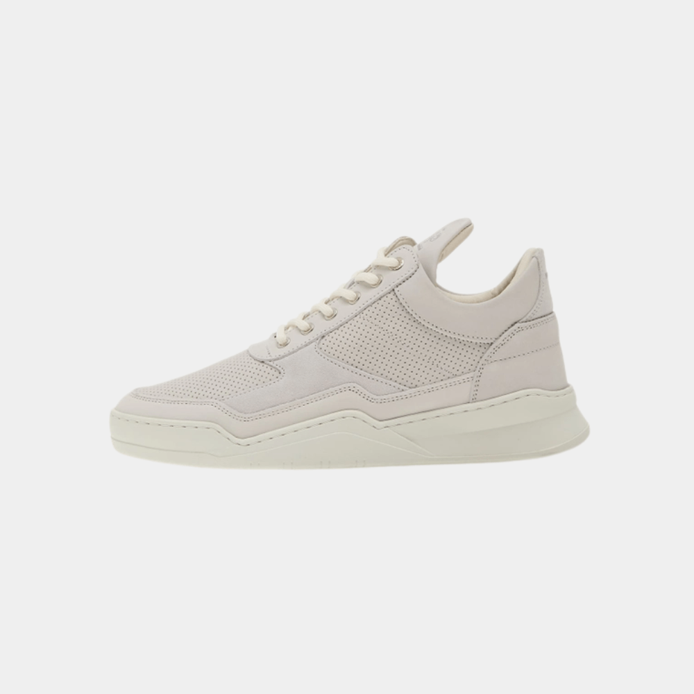 Filling Pieces Low Top Ghost Panel All White