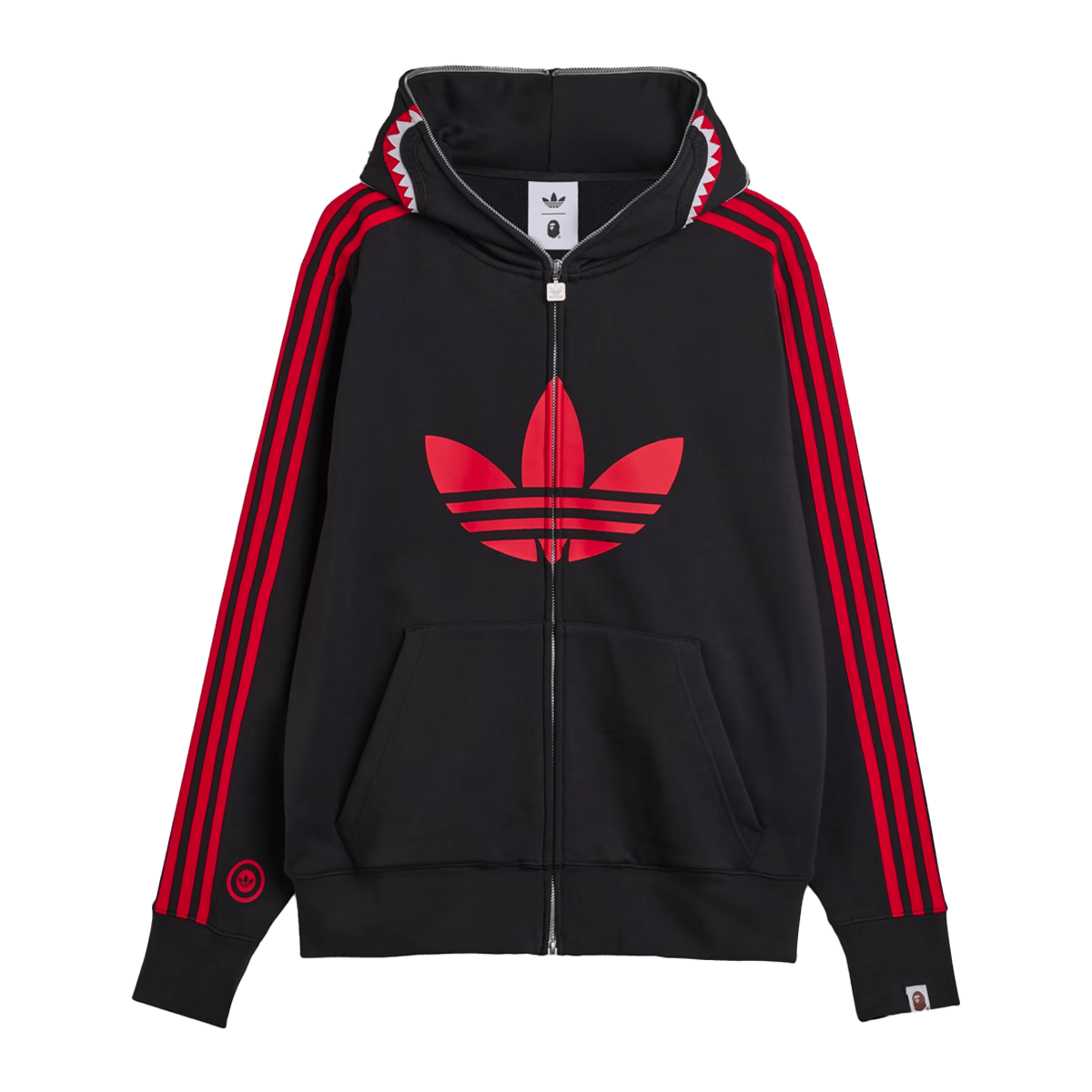 BAPE x adidas Ultimate Shark Hoodie 'Black'