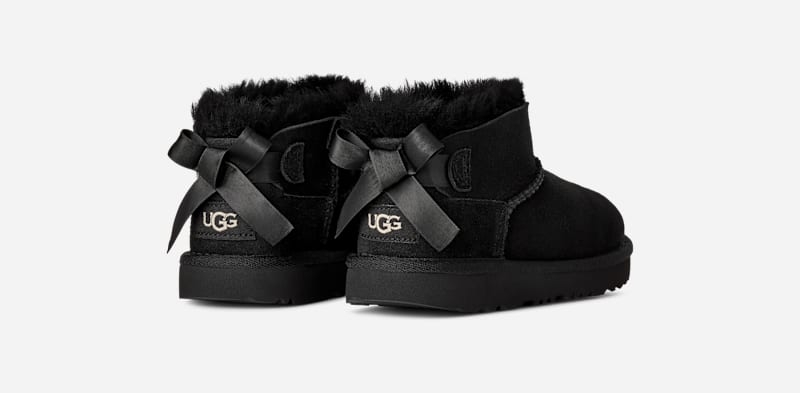 UGG® Ultra Mini Bailey Bow Boot 'Black'