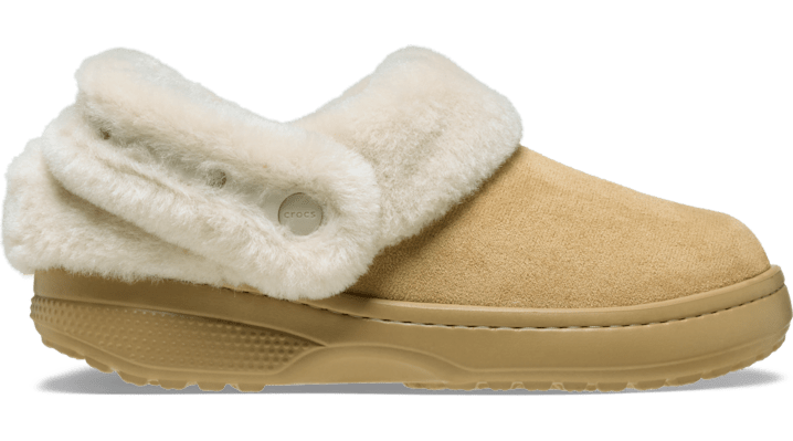 Crocs Classic Unfurgettable Vegan Suede Clogs 'Tan'