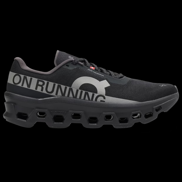 On Cloudmonster 'Black'