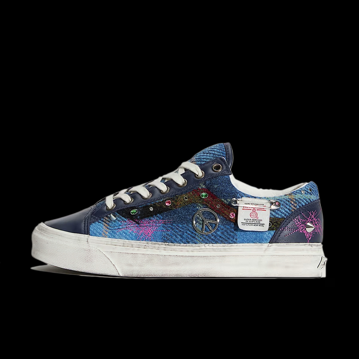 Vans Premium Old Skool 36 'Blue' - Harris Tweed