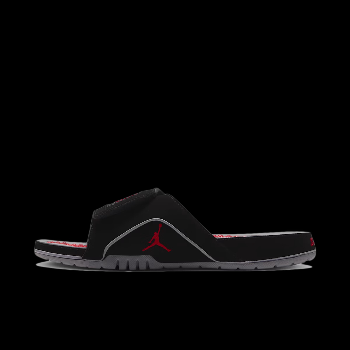 Jordan Hydro 4 Retro Slides 'Black Cement'