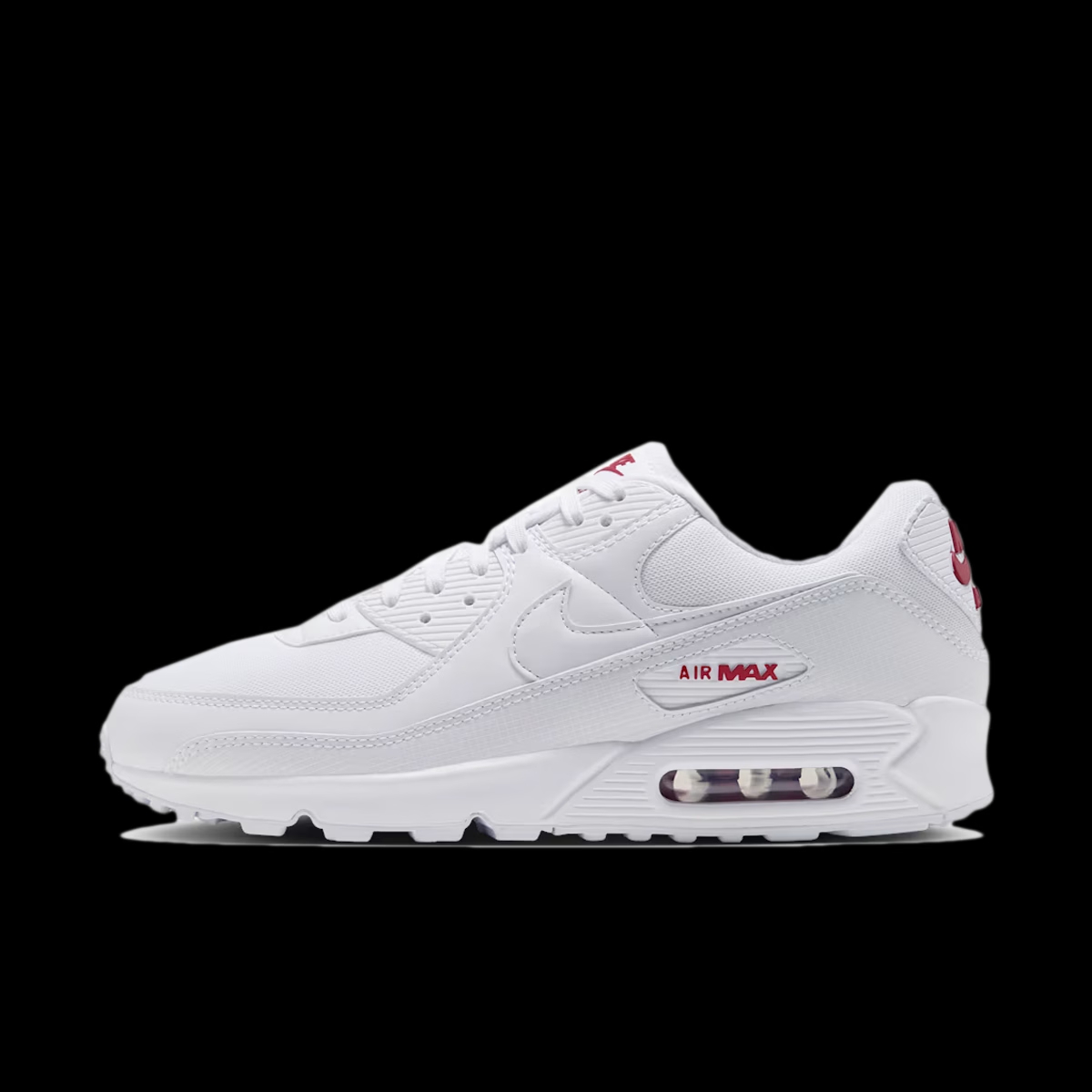 Nike Air Max 90 'White & Tough Red'