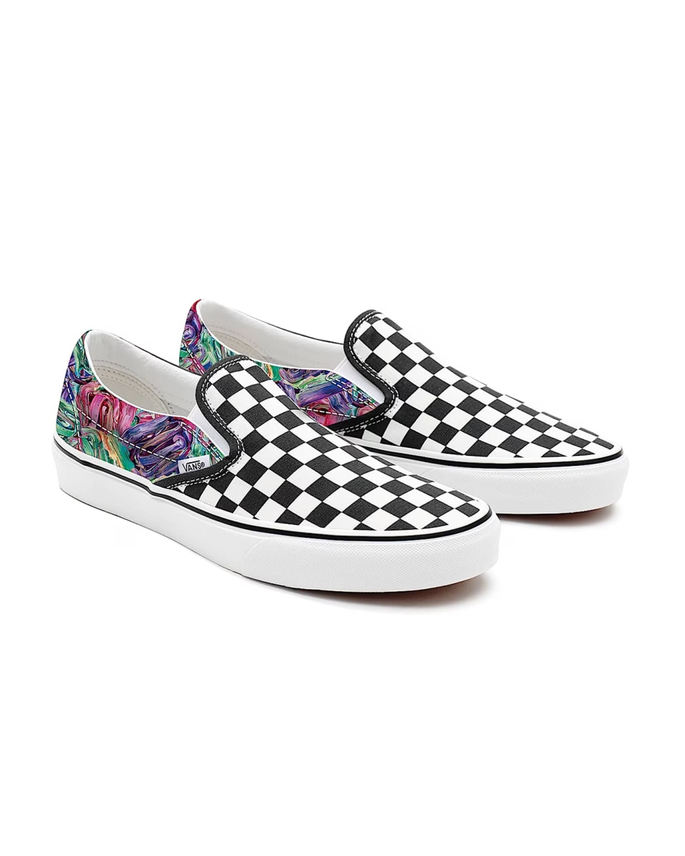 Vans Gepersonaliseerde Brush Strokes Slip-On