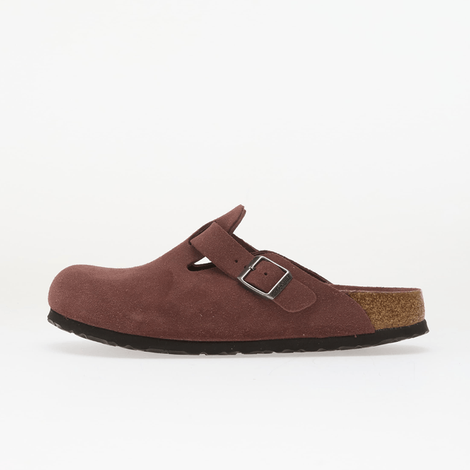 Birkenstock Boston Soft Footbed Suede Leather (Narrow Fit)