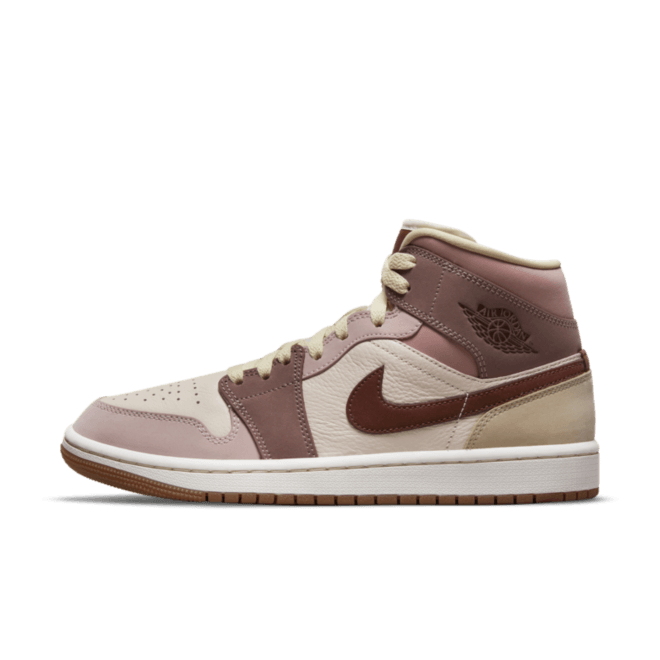 Air Jordan 1 Mid 'Beige/Pink'