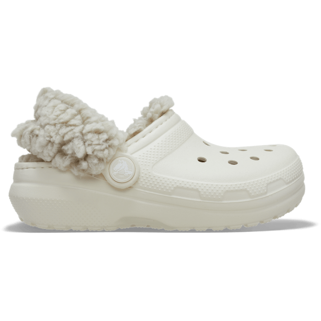 Crocs Classic Fleece Lined Clogs Kinder Summit White