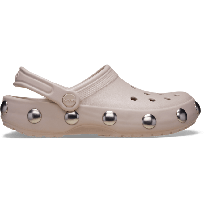 Crocs Classic Big Studded Clogs Cocoa Crème