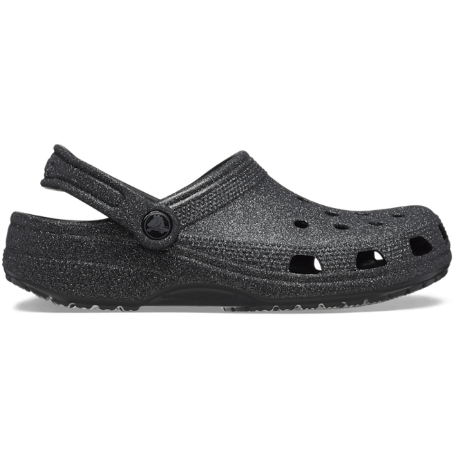 Crocs Classic Glitter Clogs Black Glitter