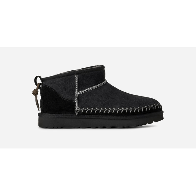 UGG® Classic Ultra Mini Biarritz Boot Black