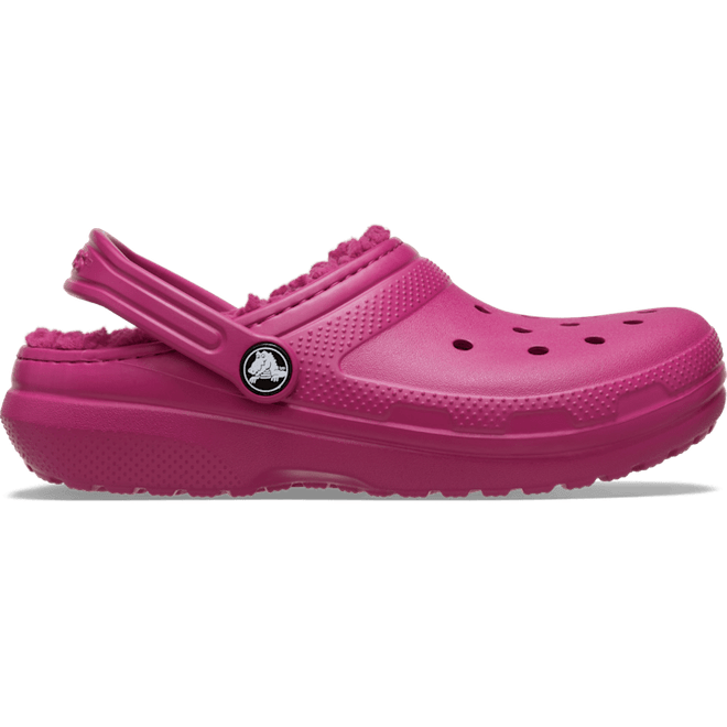 Crocs Toddler Classic Lined Clogs Kinder Royal Pink