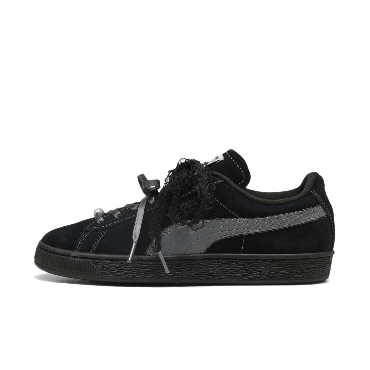 PUMA Suede 'Black' - Bloom Pack