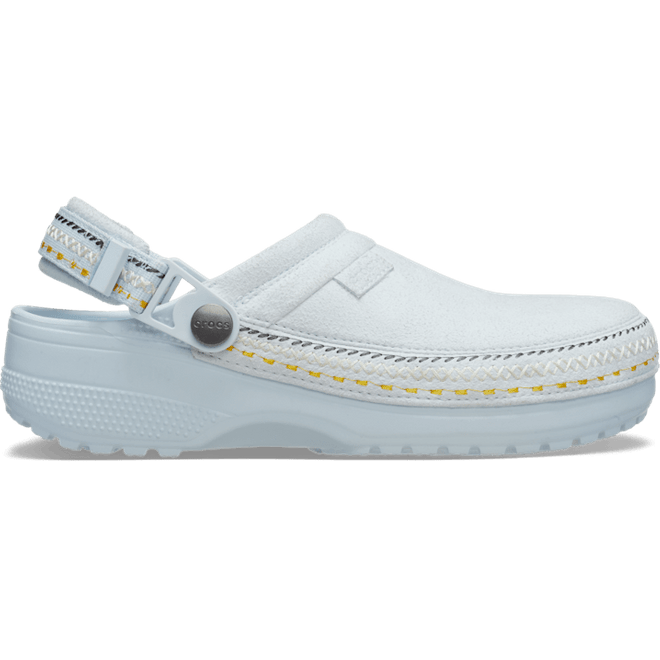 Crocs Crafted Vegan Suede Stitch Clogs Sky Ice
