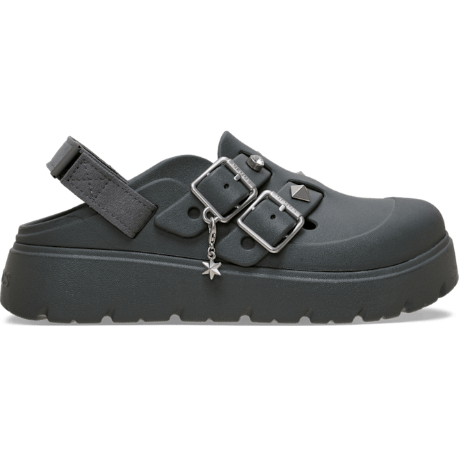 Crocs Loaferette Star Studded Clogs Carbon