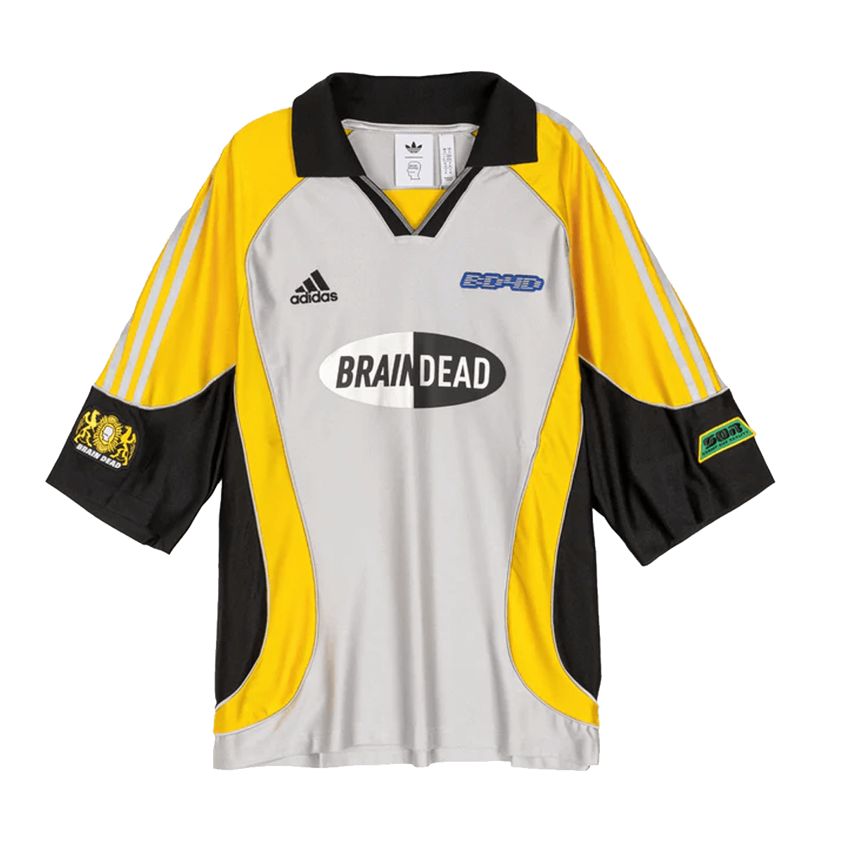 Brain Dead x adidas FB Jersey 'Silver Metallic'