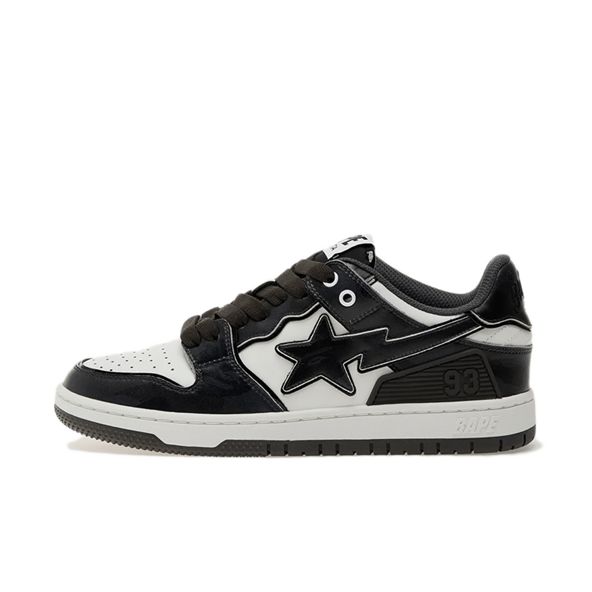 A Bathing Ape Bape SK8 STA 1 M2 'Black & White'