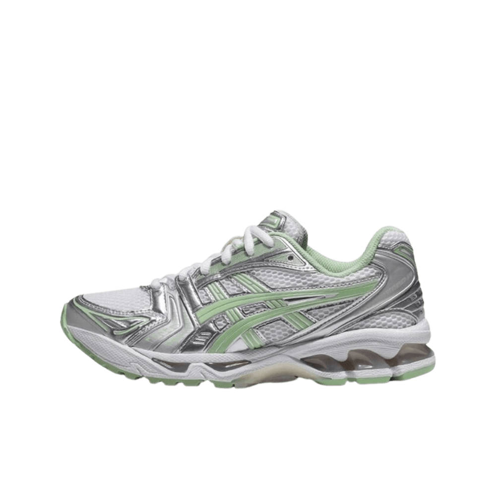 ASICS Womens WMNS Gel-Kayano 14 Silver Green Athletic