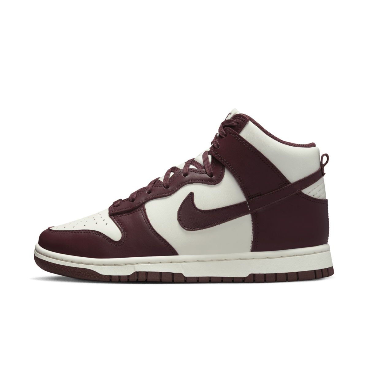 Nike Dunk High 'Burgundy Crush'