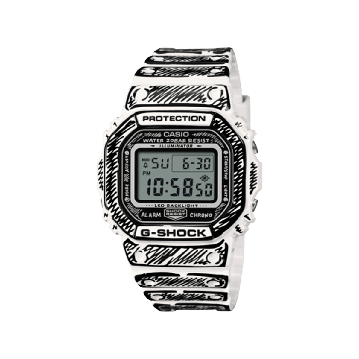 Joshua Vides x Casio G-SHOCK DW-5600 'White'
