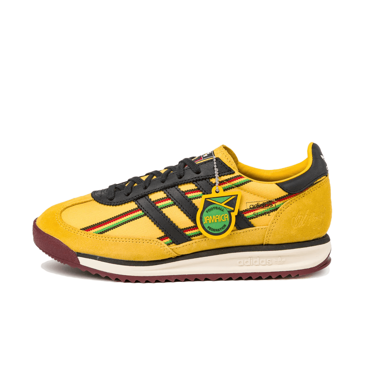 Bob Marley x Jamaica Football Federation x adidas SL72 RS 'Away'