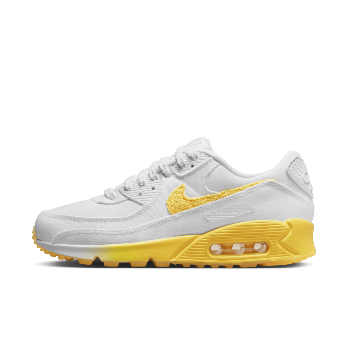 NIke Air Max 90 WMNS 'Citrus Pulse' - Chenille Swoosh Pack