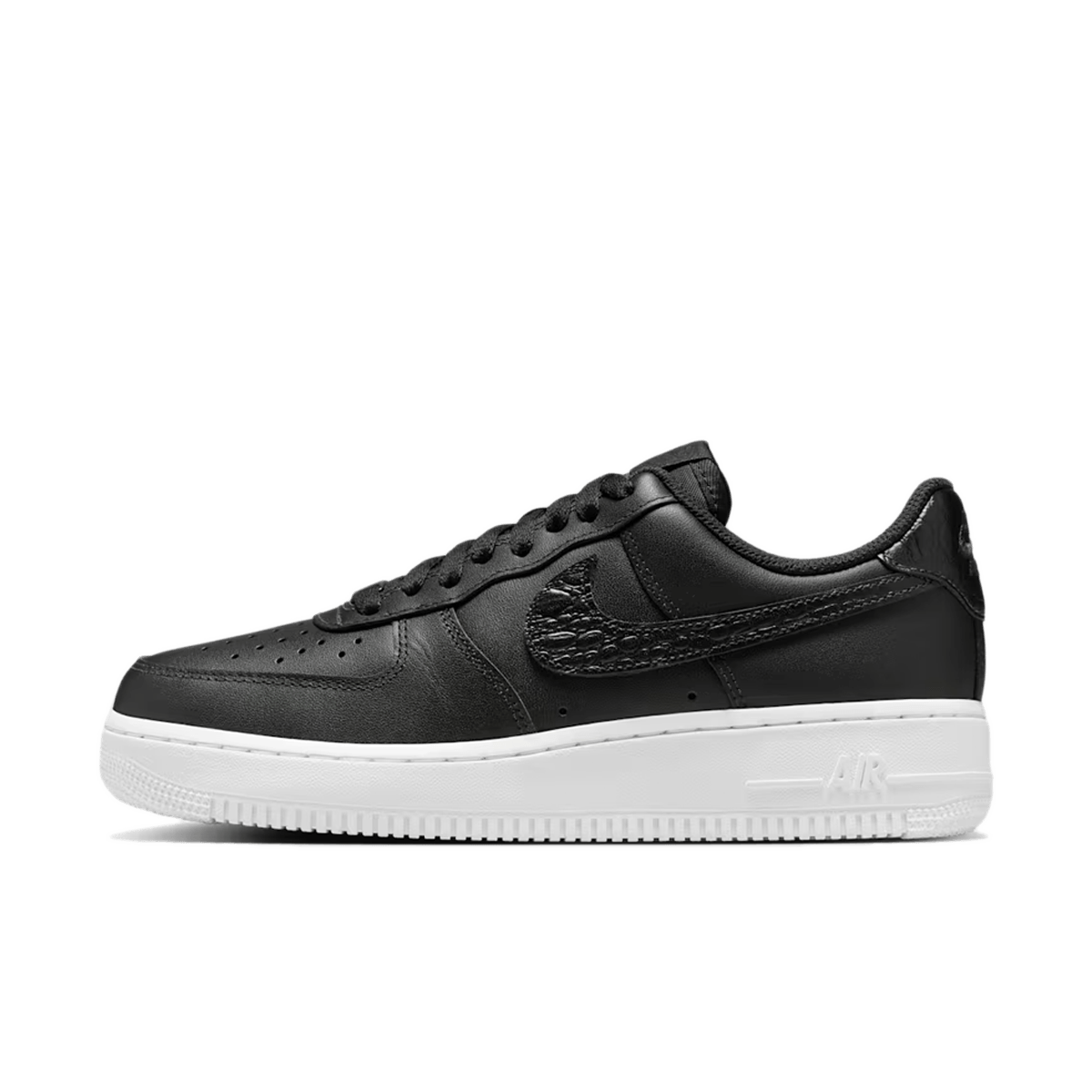 Nike Air Force 1 '07 SE WMNS 'Black Pebble Croc'