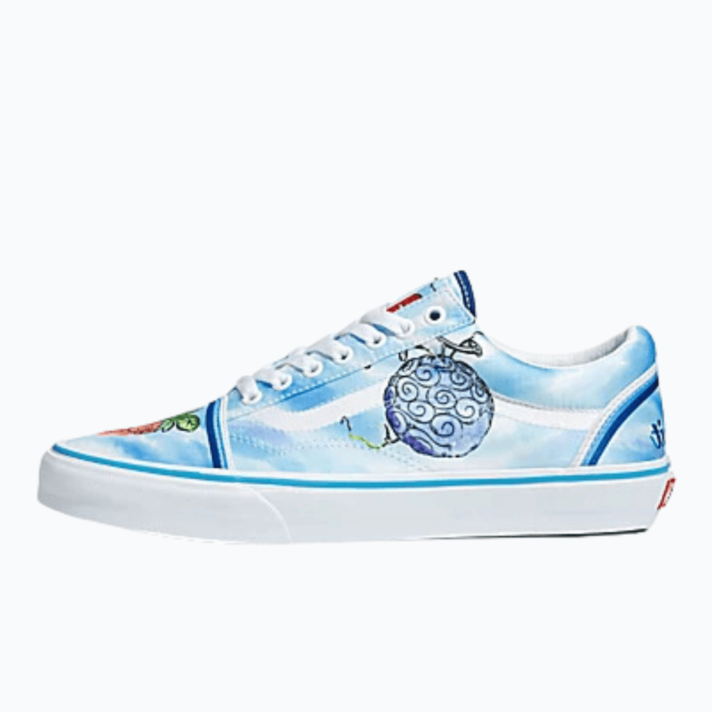 Vans Old Skool x ONE PIECE BLUE Skate