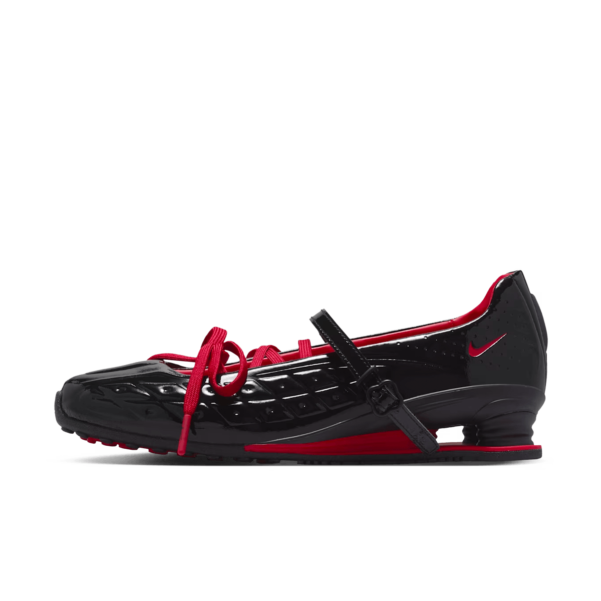 LABELHOOD x Nike Shox Z Calistra WMNS 'Black & University Red'