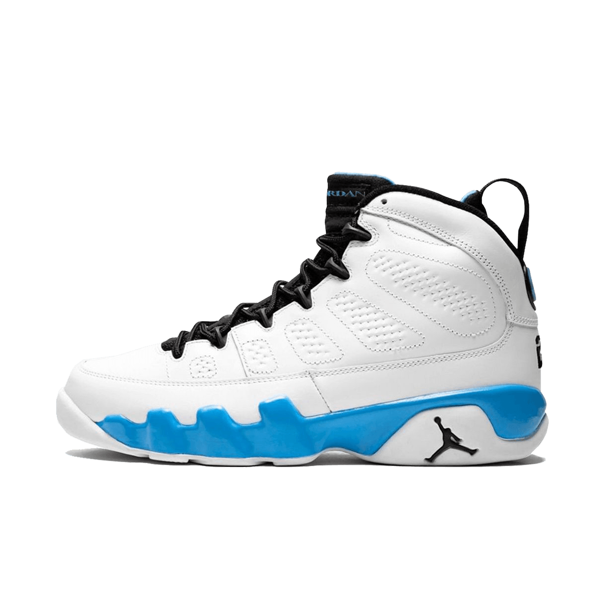 Powder blue and white jordans best sale