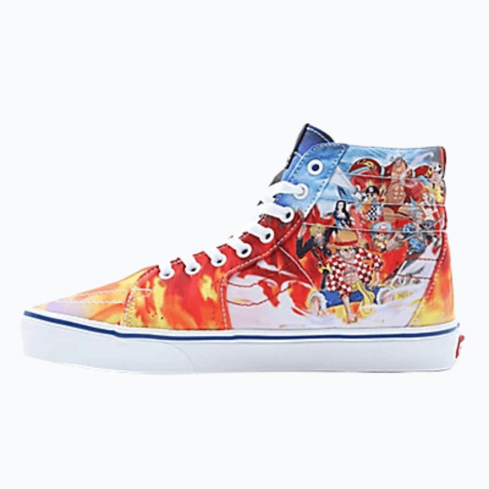 Vans SK8 HI x ONE PIECE WHITE