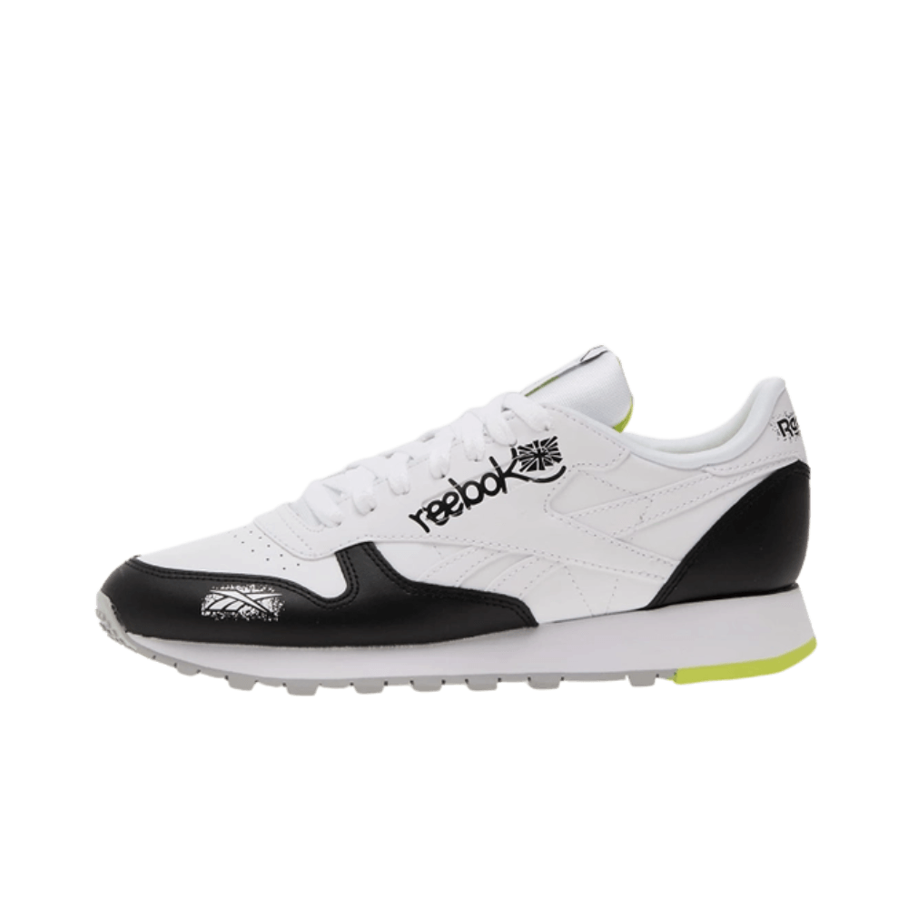 Reebok Classic Leather Core Black/ Ftw White/ Acid Yellow