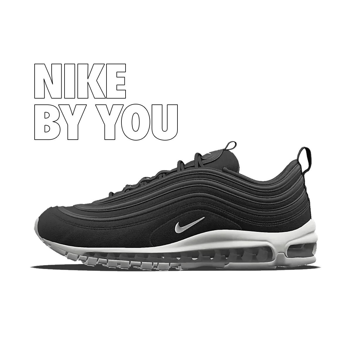 Black and white 'air max 97 best sale