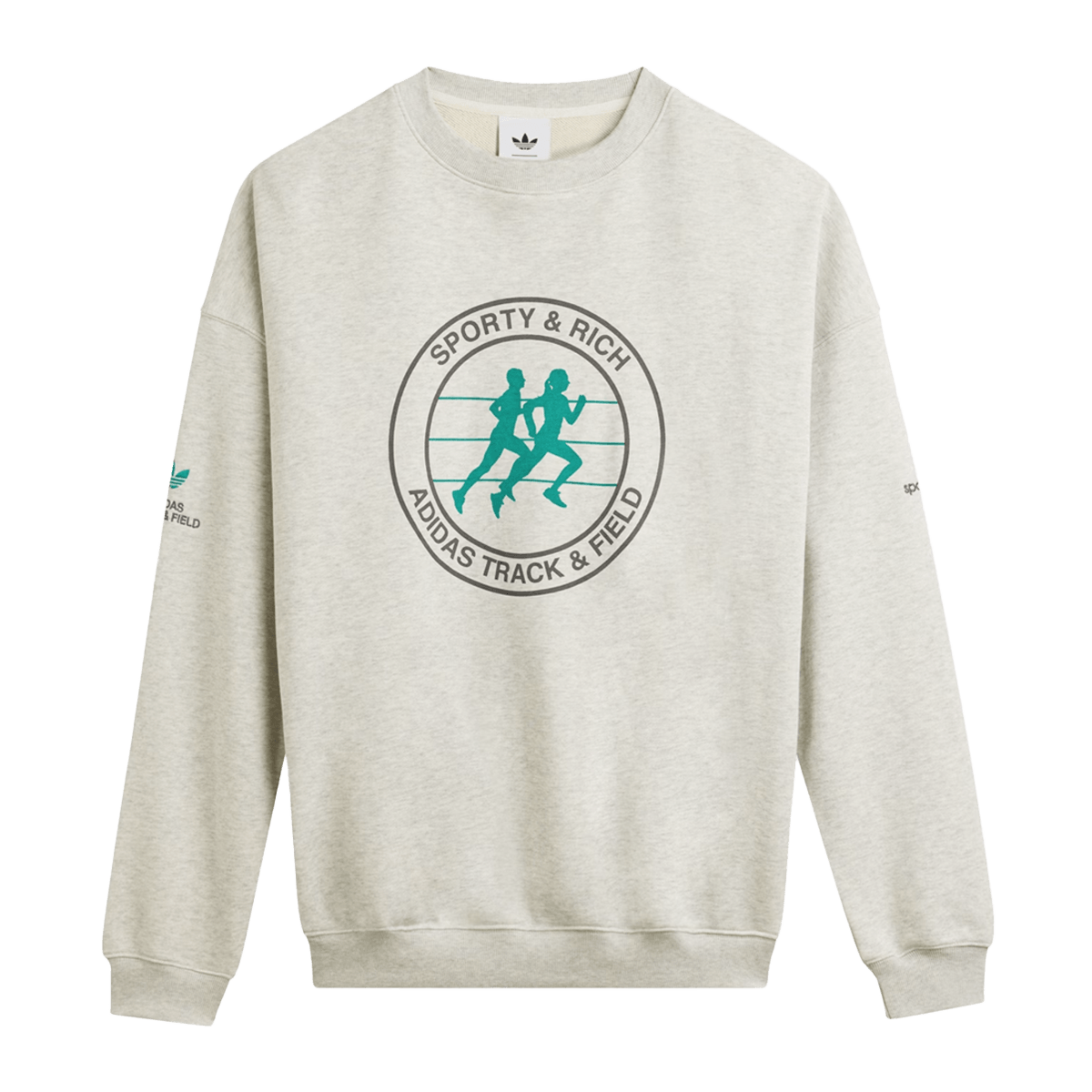 スウェット・トレーナー Sporty & Rich Logo Sweatshirt CR676ME Sporty & Rich x adidas Sweatshirt WMNS 'Grey' | KA0719 | The
