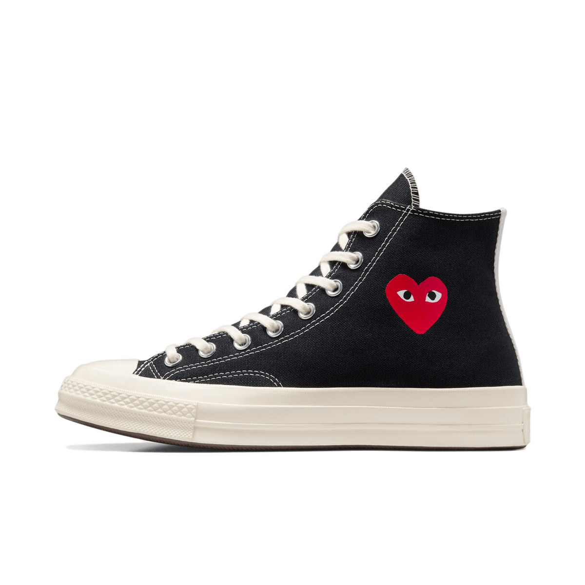 CDG x Converse Chuck 70 Hi 'Single Heart Black'