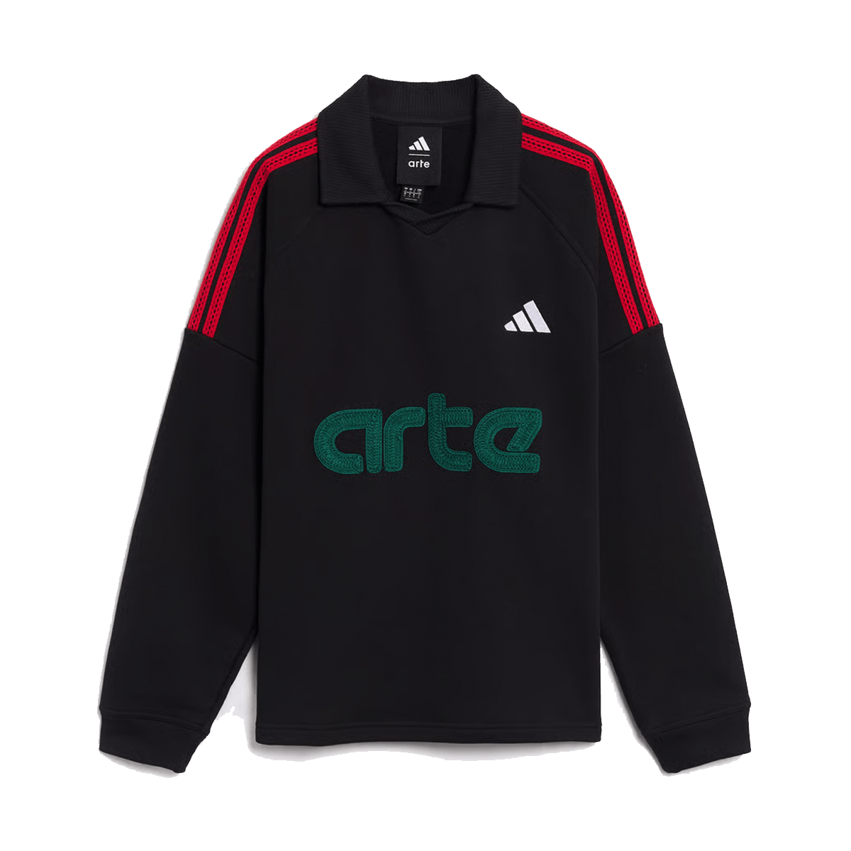 Arte Antwerp x adidas Terry Polo Sweatshirt ‘Black’
