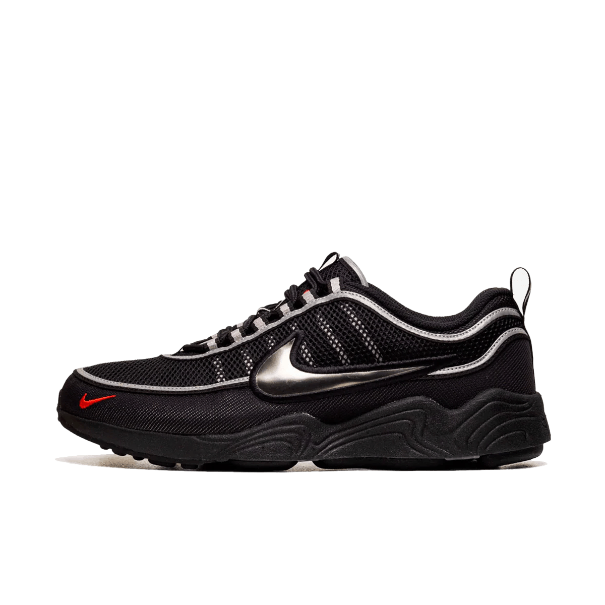 Nike Air Zoom Spiridon 'Black & Metallic Silver'