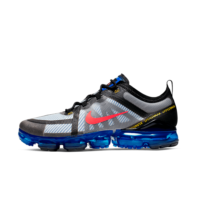 Nike Air Vapormax 2019 (Black / Bright Crimson - Hyper Blue)