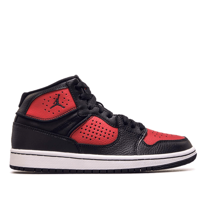 Damen Sneaker Access Black Red