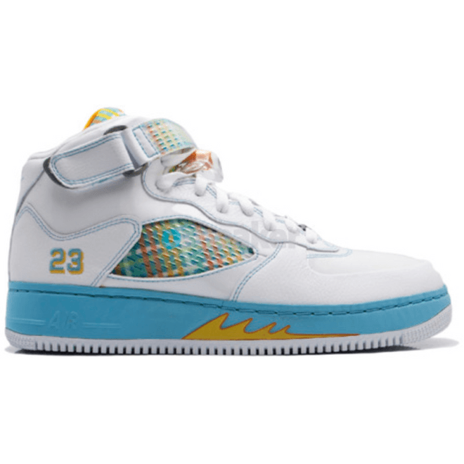 Air Jordan Force White Orange Peel 5