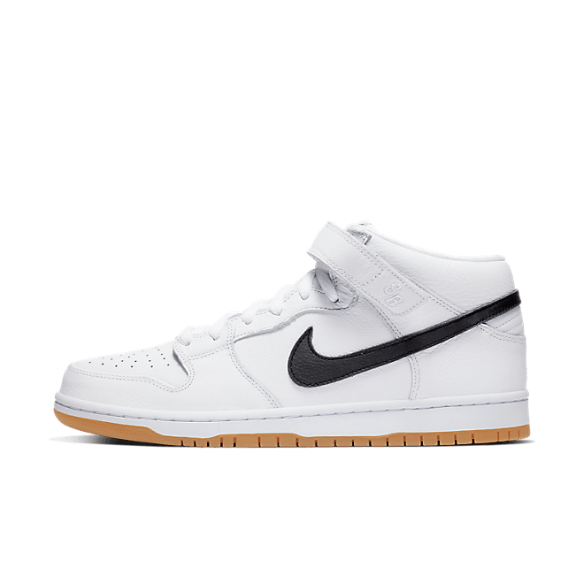 Nike SB Dunk Mid Orange Label White