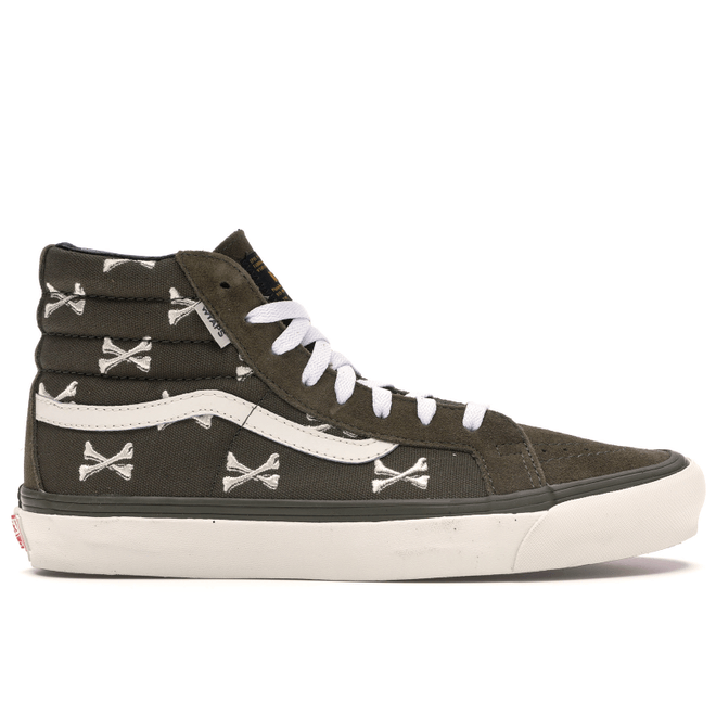 Vans Sk8-Hi WTAPS Olive Crossbones