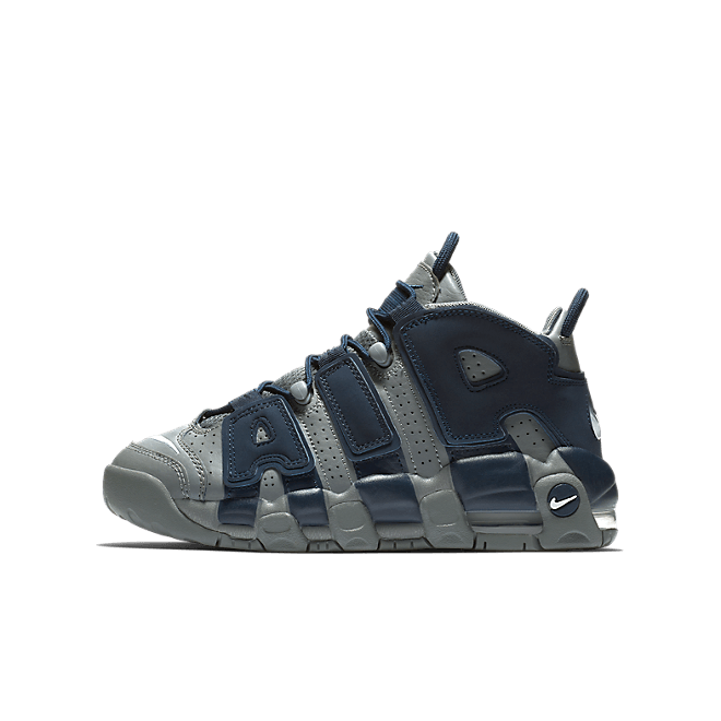 Nike Air More Uptempo 96 Cool Grey Midnight Navy (GS)