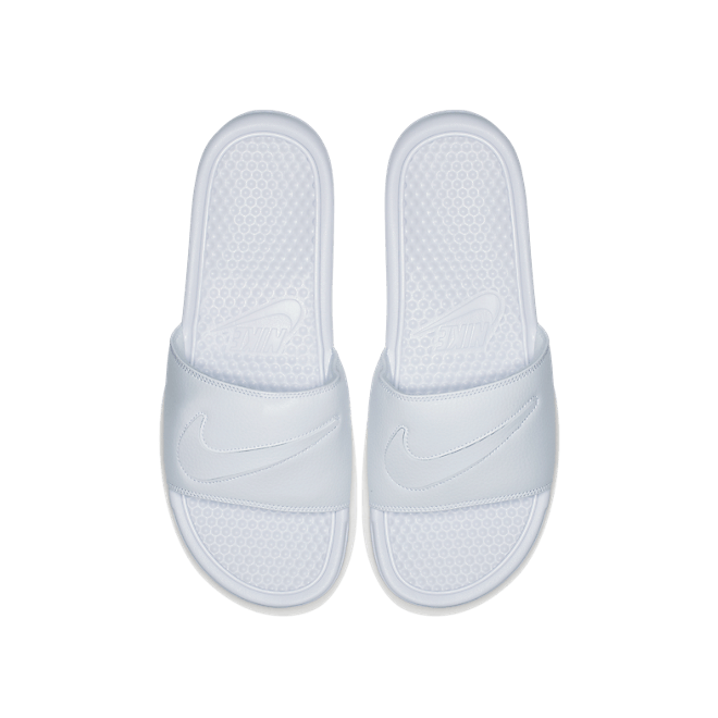 Nike Benassi JDI Swoosh Pack White AQ8614-100 The Drop Date