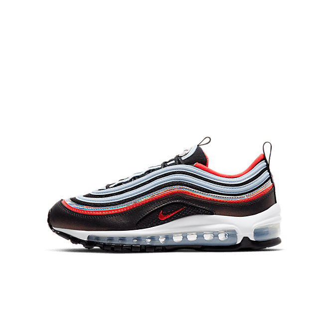 Nike Air Max 97 Off Noir Hydrogen Blue Laser Crimson (GS)